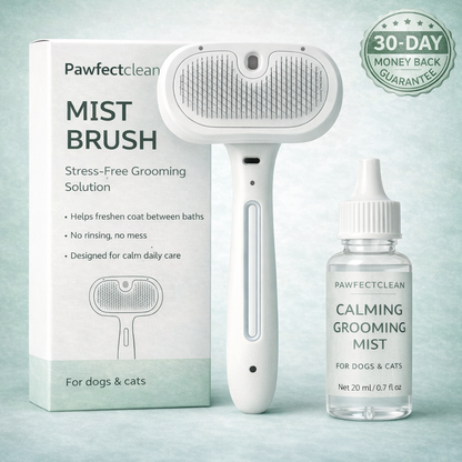 PawfectClean™ 2-in-1 Calming Grooming Mist Brush (Waterless)